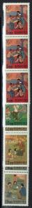 China (ROC) SC# 2951 - 2954 - Strips of 3 - Mint Never Hinged - 042616