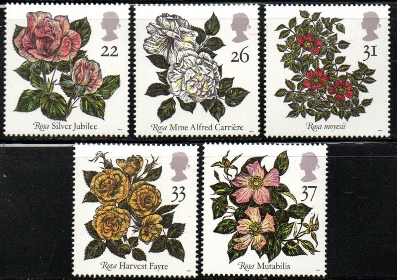 Great Britain Sc #1382-1386 MNH