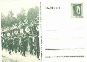 Germany 9th Party Congress of NSDAP in Nuremberg in 1937 Postal Stationary Card