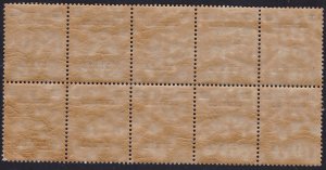 1916 LIBYA, No. 17 MNH/** BLOCK OF 10 CENTERED - EXCELLENT QUALITY