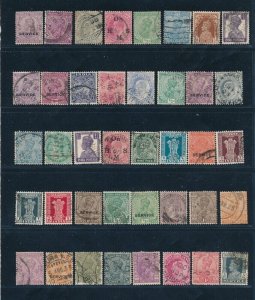 D389896 India Nice selection of VFU Used stamps
