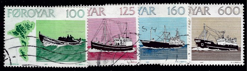 Amazing Faroe Islands SC#24-27 Used VF SCV$8.75...Faroe Islands are Magical!