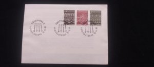C) 1980. DENMARK. FDC. NORTH LACE. MULTIPLE STAMPS. XF