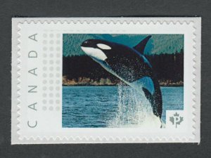 KILLER WHALE, ORCA = MARINE LIFE = Picture Postage stamp  Canada 2014 [p76ml4/3]