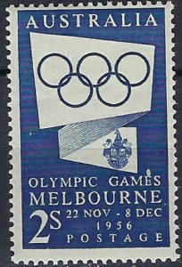 Australia 277 MH 1954 Olympics (mm1097)