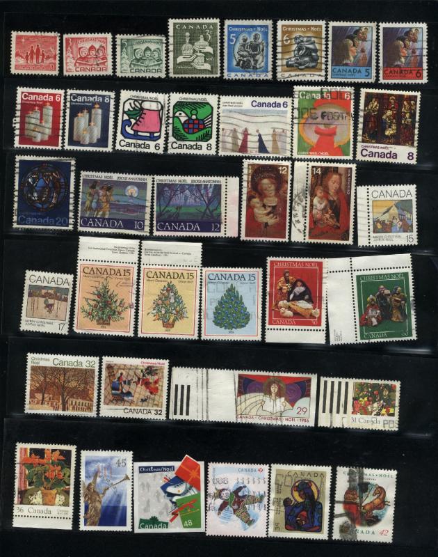 Canada  59  different Christmas used PD