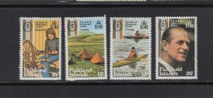 Falkland Islands  #327-30   (1981 Duke Of Edinburgh Award set) VFMNH CV $1.40