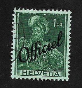 Switzerland 1942 - U - Scott #O33