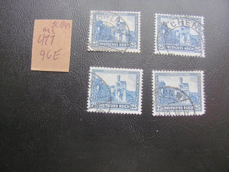 GERMANY 1930 USED B47 4 CASTLES   XF 96 EUROS VF(124) SEE MY STORE