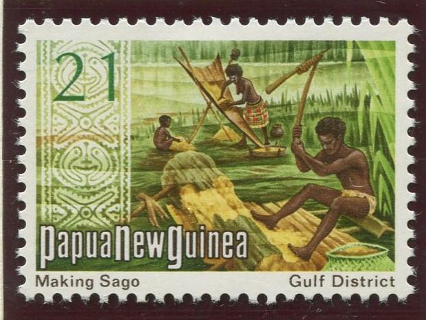 Papua New Guinea- Scott 380 - Definitive Issue -1973 - MVLH - Single 21c Stamp