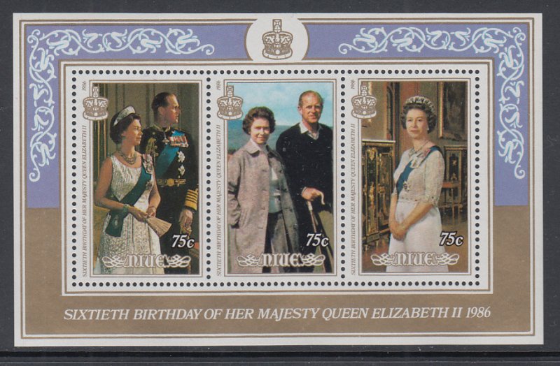 Niue 513 Queen Elizabeth II Souvenir Sheet MNH VF