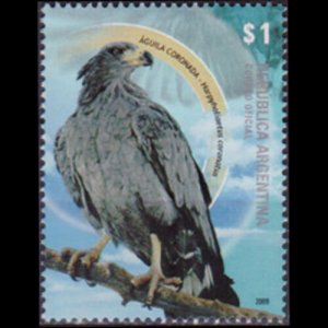 ARGENTINA 2009 - Scott# 2526 Crown Eagle $1 NH
