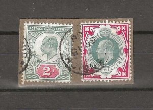 ASCENSION  1902/1911 SG Z23, Z24  USED Cat £425