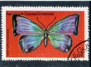 Equatorial Guinea 1977 BUTTERFLIES Stamp Perforated Fine Used