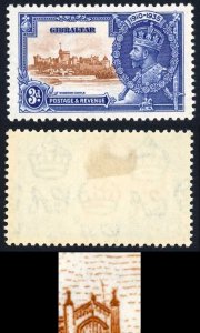 Gibraltar SG115c 3d Silver Jubilee Variety Lightning conductor M/M Cat 350 poun