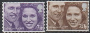 SG: 941/42 ;MNH ;1973