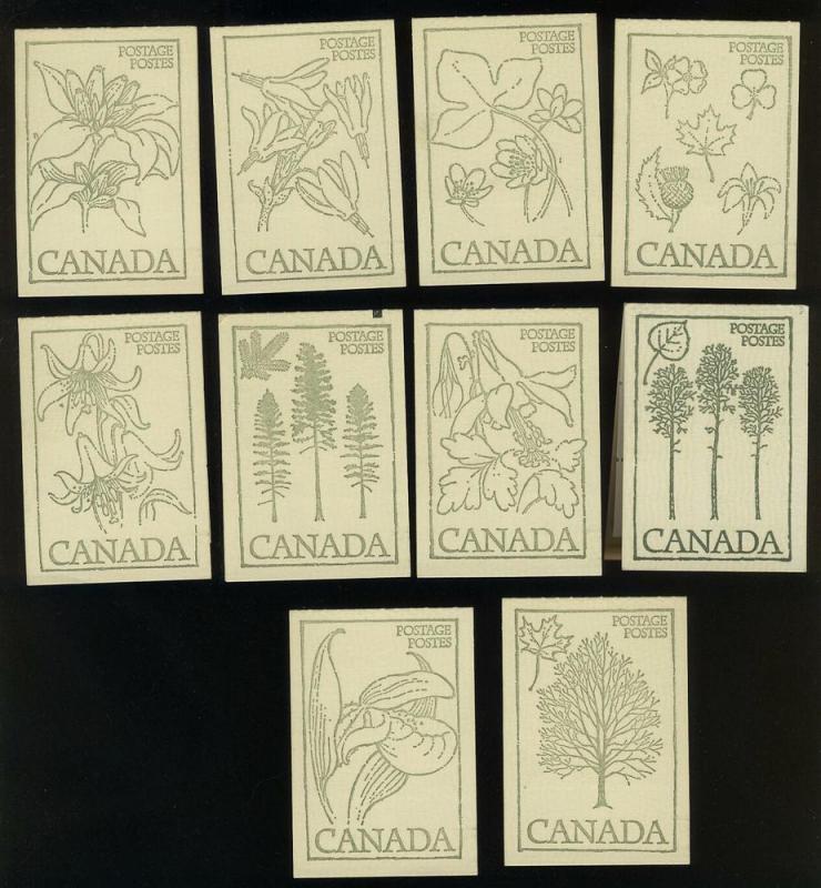 Canada 1978, # 782a Mint VF NH Complete set of 10 diff BK78