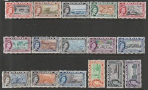 1954 Bahamas - Sc 158-73 - MH VF - 16 single - Culture