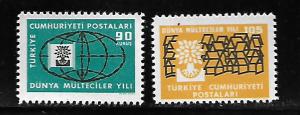 TURKEY 1478-1479 MNH C/SET WRY EMBLEM