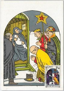 57099 - BELGIUM - POSTAL HISTORY: MAXIMUM CARD 1972 - ART & RELIGION-