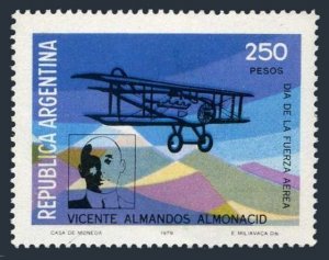 Argentina 1247, MNH. Michel 1402. Air Force Day, 1979. Spad flying over Andes.