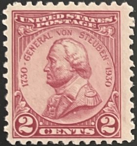 Scott #689 1930 2¢ General von Steuben MNH OG