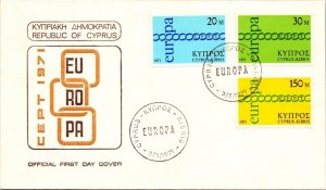 Cyprus 1971 FDC - EUROPA - Kynpoe - J8506