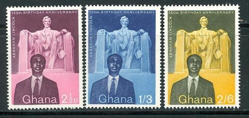 Ghana 39-41 mint hinged SCV $ 0.60 (RS)