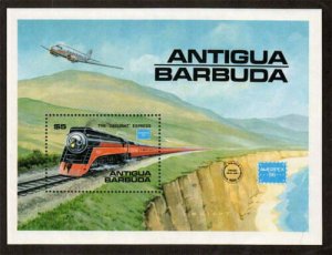 Antigua Stamp 938  - American Trains