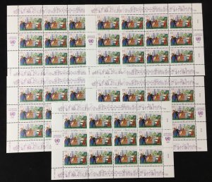 United Nations 1987 Costumes MNH Sheets x30 EP35