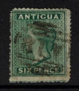 Antigua SG# 8, Used, Small Hinge Remnant, Watermark Upright  - Lot 111516