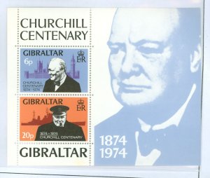 Gibraltar #317a  Souvenir Sheet