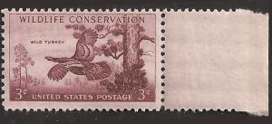 # 1077 MINT NEVER HINGED WILD TURKEY