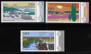 Germany 1997 Scenic Regions Sc 1974-76 MNH A1369