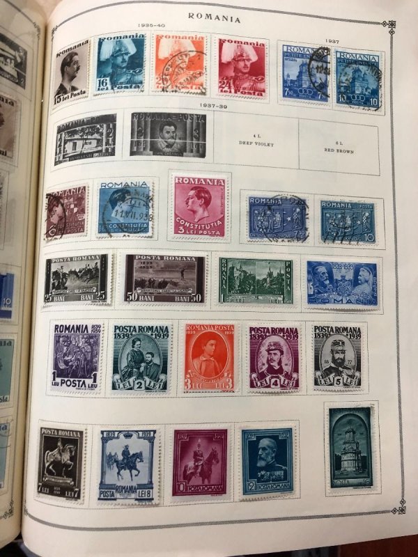 INTERNATIONAL COLLECTION IN SCOTT ALBUM – PORTUGAL TO RUSSIA – 423335