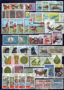 Laos Collection Used/CTO Space Butterflies Fish Animals Birds ZAYIX 0324M0083