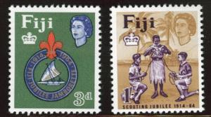 FIJI Scott 206-207 MH* 1964 scout set