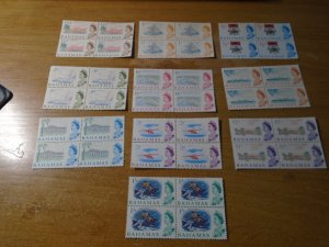Bahamas  #  204-13   MNH