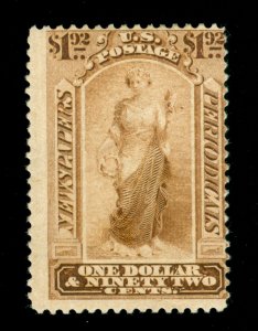 momen: US Stamps #PR71 Newspaper Mint OG H LOT #70844