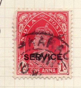 India 1938 Early Issue Fine Used 1a. Service Optd 272930