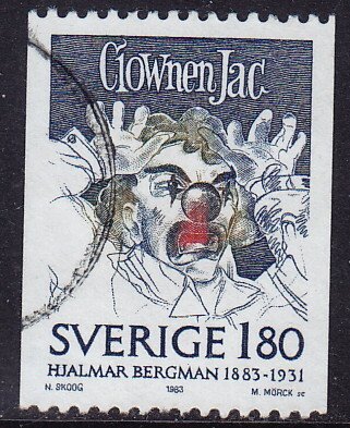Sweden - 1983 - Scott #1474 - used - Clown
