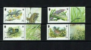 Jersey: 2004,  Jersey Rare Fauna,  MNH set