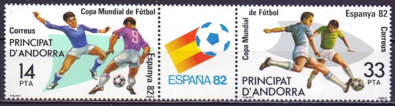 Andorra. 1982. 185-86. Football. MNH.