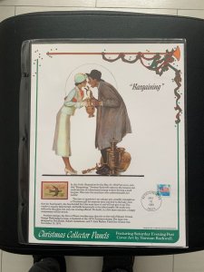 NORMAN ROCKWELL COLLECTOR STAMP PANELS: bargaining