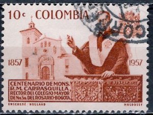 Colombia; 1959: Sc. # 696: Used Cpl. Set