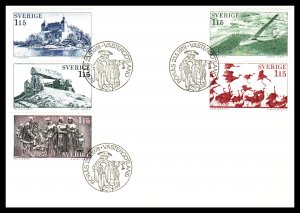 Sweden 1248-1252 U/A FDC