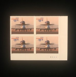 3262 Plate Block of 4, MNH,  Self Adhesive, Express Mail