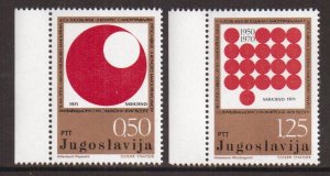 Yugoslavia   #1054-1055   MNH  1971  Autonomous states congress