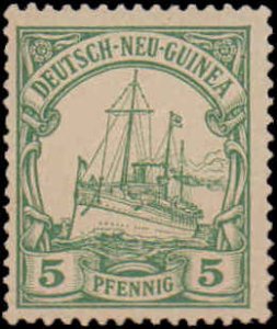 German New Guinea #8, Incomplete Set, 1901, Hinged