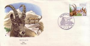 Monaco FDC SC# 1534 Capra Ibex L70